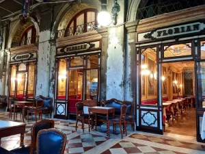 The Cafe Florian is one of the oldest Venice coffee house in the world which is still trading