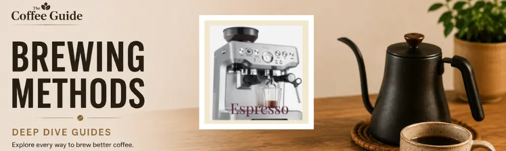 The Espresso Machine used to make the worlds most used Coffee Brewing Method