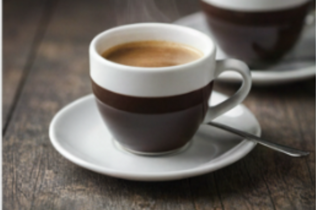 a small demi-tasse of espresso