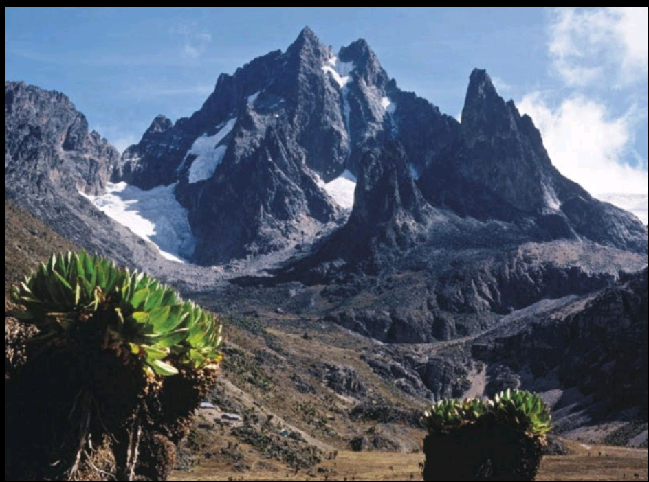 Montain peaks depicting the elevation that some coffee plantations need to produce a coffee bean full of flavour and body