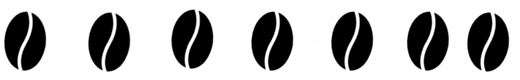 7 coffee beans the same amount Baba Budan smuggled out of Yeman