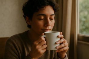 a coffee guide version of a nice quiet moment withg  a lovely cup of Arabica