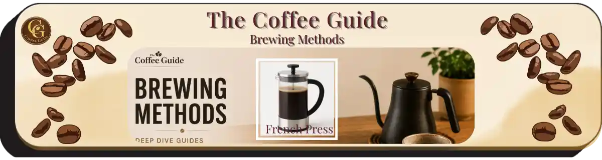 The French Press brewing Method Header