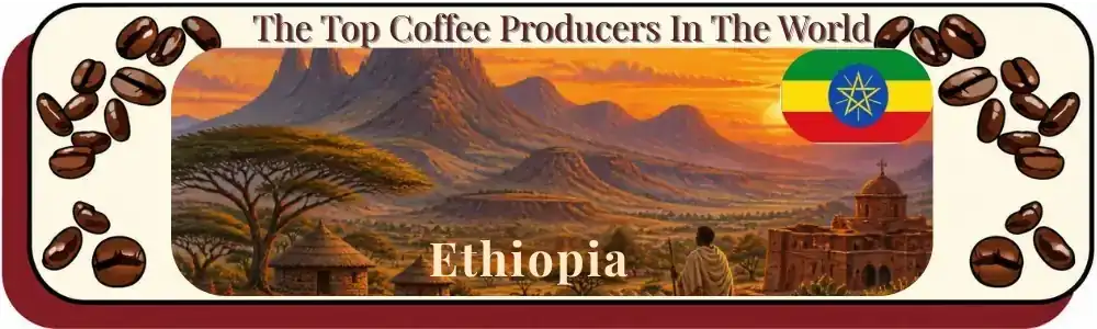Top producing countries Ethiopia