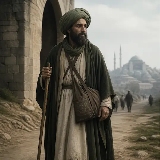17th Century Sufi Pilgrim on his way to of from Mecca