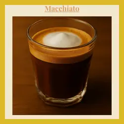 A Macchiato is a bold espresso drink “marked” with just a dash of milk foam. It’s the perfect middle ground for coffee lovers who want the intensity of espresso softened by a touch of creaminess — no dilution, just contrast.