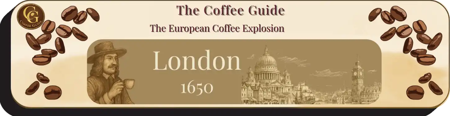 By 1650, the “black draught” had crossed the Channel, and in a small alleyway in Cornhill, London’s first coffee house opened its doors. But London didn’t just adopt coffee; it weaponized i