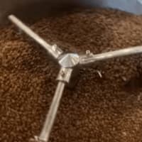 coffee beans being roasted for flavour and intensity